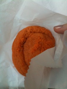 pumpkin cookie